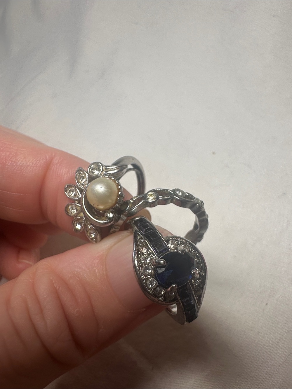 Lot of Three Size 8 Rings